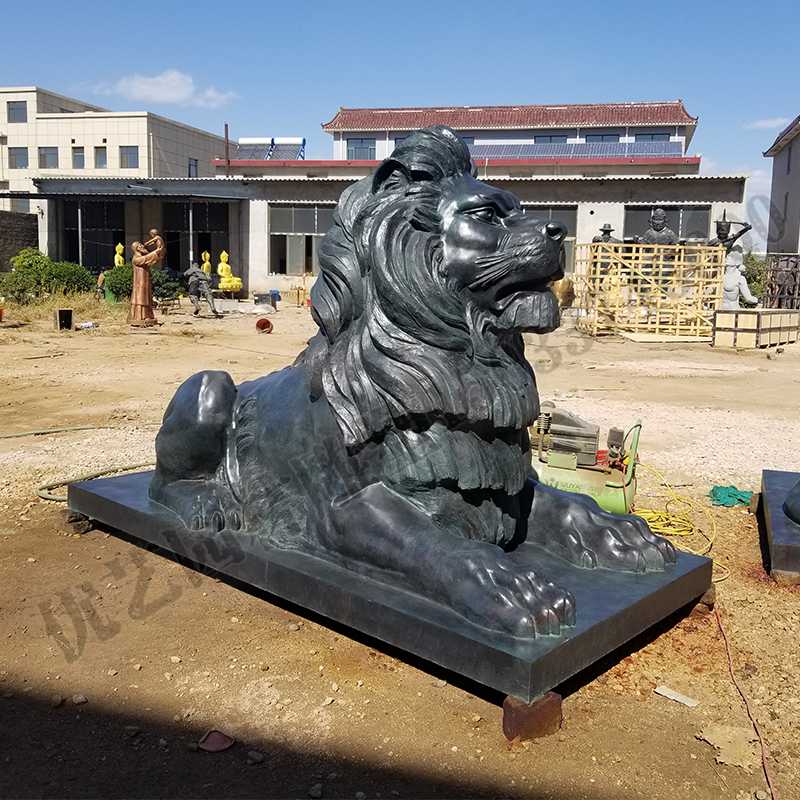 匯豐銅獅子，銅雕塑廠家，歐式銅獅子，銀行銅獅子雕塑
