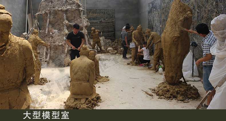銅雕塑模型室，銅雕塑模型