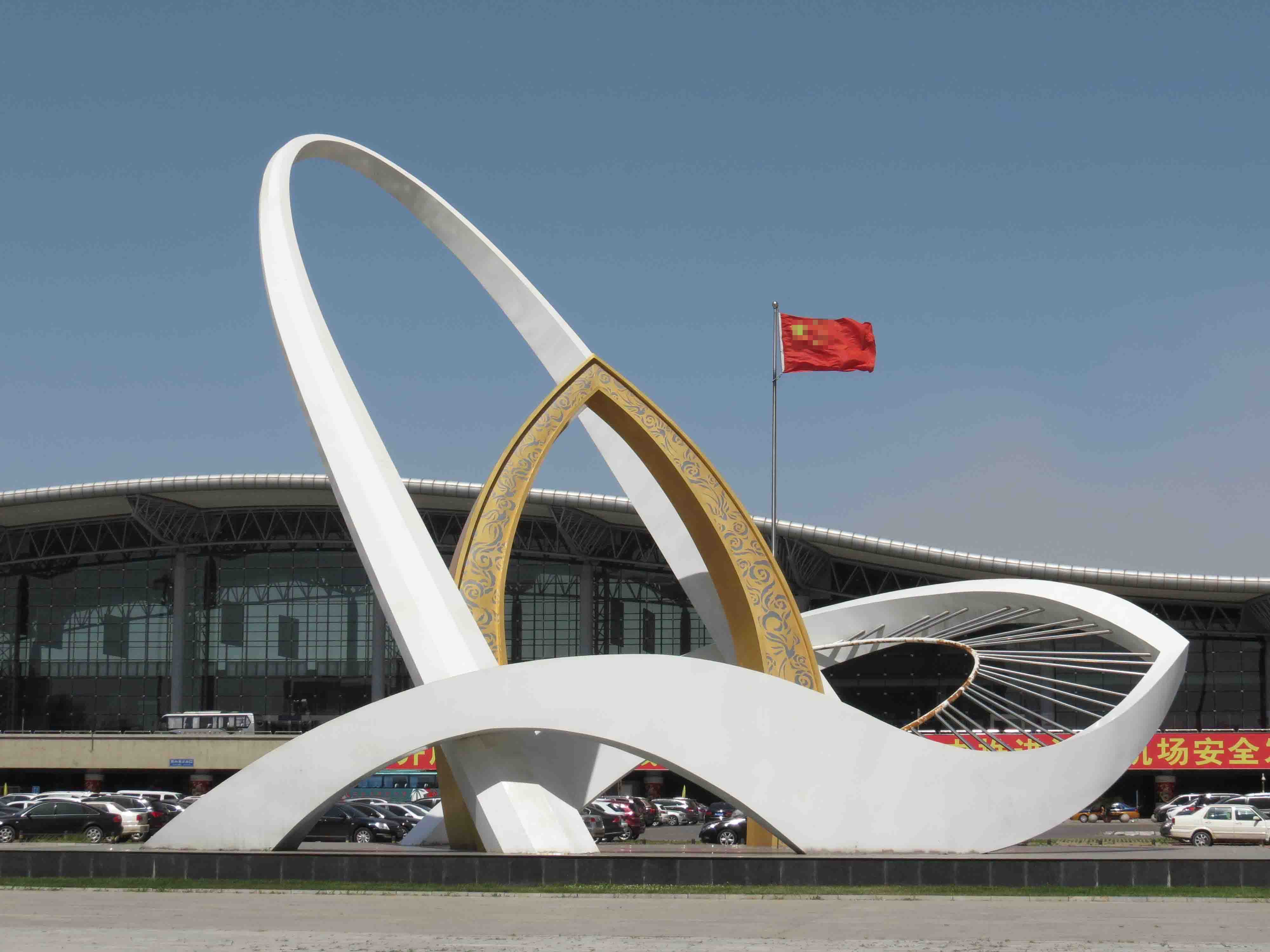 大型機(jī)場雕塑，大型廣場雕塑，機(jī)場廣場雕塑